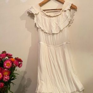 Express White Dress, S,  Flowy + Summer